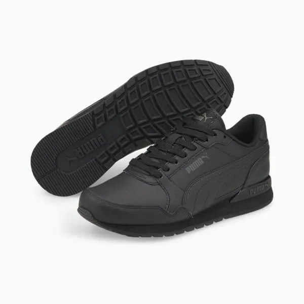 Puma Kids ST Runner V3 Leather Big 039 Sneakers Puma Blackpuma Black 8211 Kids Puma Kids ST Runner V3 Leather Big 039 Sneakers Puma Blackpuma Black 8211 Kids