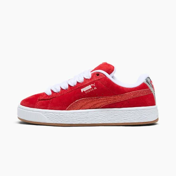 Puma Kids Suede XL Holiday Glitz Big 039 Sneakers For All Time Redpuma Whitepuma Silver 8211 Kids Puma Kids Suede XL Holiday Glitz Big 039 Sneakers For All Time Redpuma Whitepuma Silver 8211 Kids