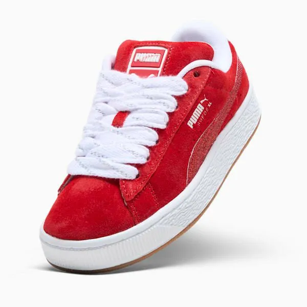 Puma Kids Suede XL Holiday Glitz Big 039 Sneakers For All Time Redpuma Whitepuma Silver 8211 Kids Puma Kids Suede XL Holiday Glitz Big 039 Sneakers For All Time Redpuma Whitepuma Silver 8211 Kids