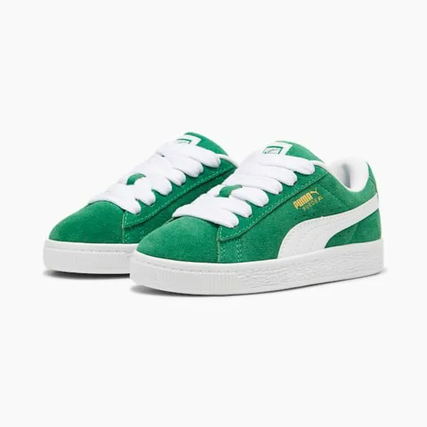 Puma Kids Suede XL Little 039 Sneakers Archive Greenpuma White 8211 Kids