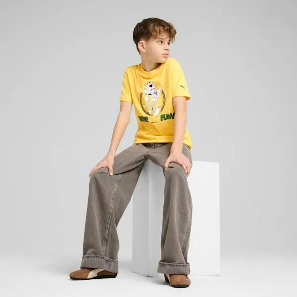 Puma Kids SUPER PUMA Big 039 Graphic Tee I Sunny Yellow 8211 Kids