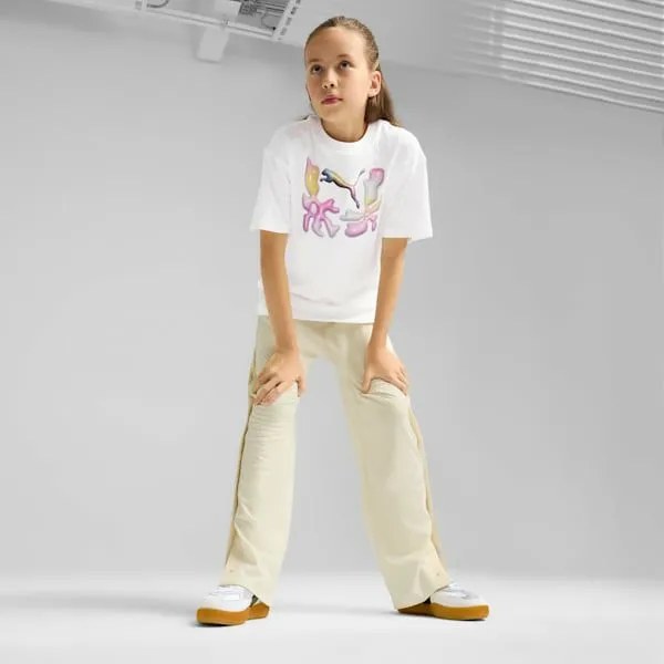Puma Kids Wardrobe Essentials Big 039 Relaxed Popper Pants Alpine Snow 8211 Kids Puma Kids Wardrobe Essentials Big 039 Relaxed Popper Pants Alpine Snow 8211 Kids