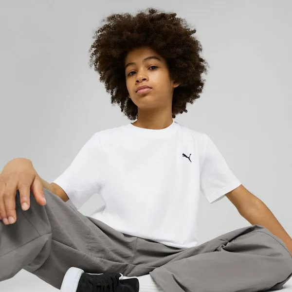Puma Kids Wardrobe Essentials Big 039 Tee Puma White 8211 Kids