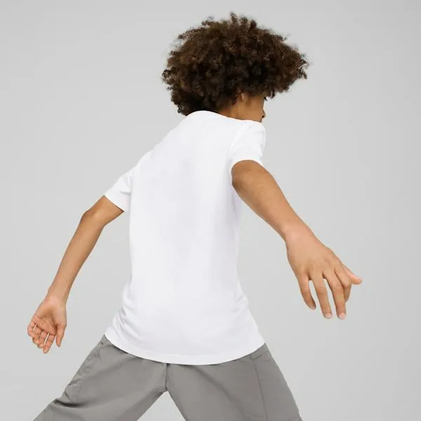 Puma Kids Wardrobe Essentials Big 039 Tee Puma White 8211 Kids
