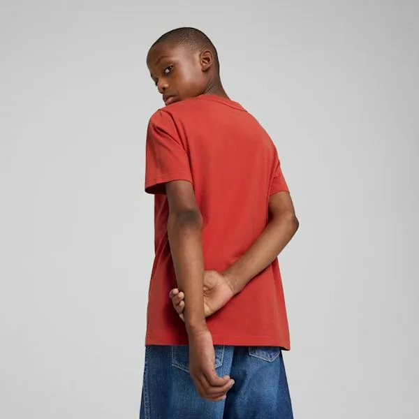 Puma Kids Wardrobe Essentials Big 039 Tee Red Fire 8211 Kids