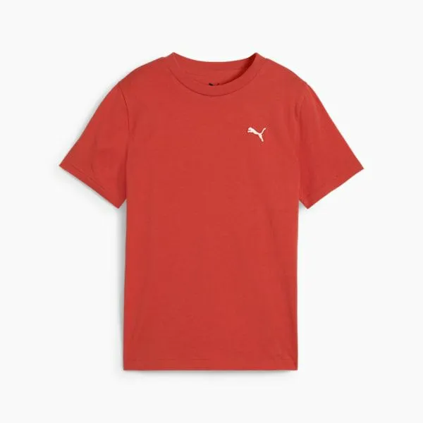 Puma Kids Wardrobe Essentials Big 039 Tee Red Fire 8211 Kids