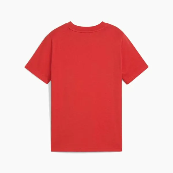 Puma Kids Wardrobe Essentials Big 039 Tee Red Fire 8211 Kids