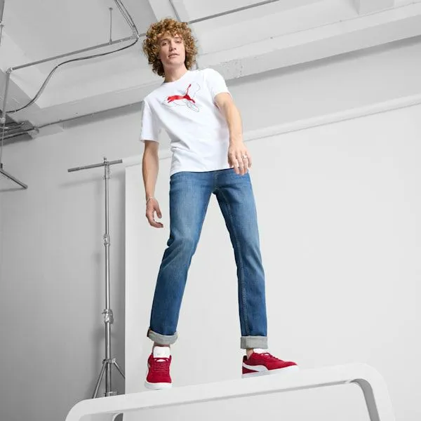 Puma Lifestyle Astro Play 039s Sneakers Rhubarbpuma White 8211 Men