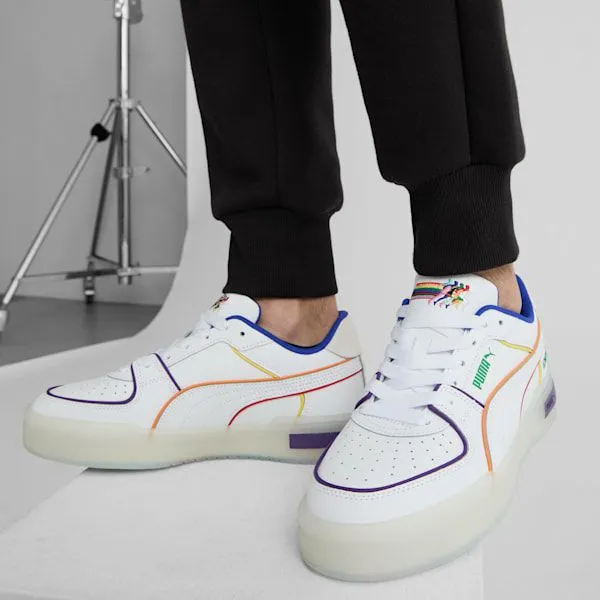 Puma Lifestyle CA Pro Love Marathon Sneakers Puma Whiteirispop Redmeadow 8211 Men Puma Lifestyle CA Pro Love Marathon Sneakers Puma Whiteirispop Redmeadow 8211 Men