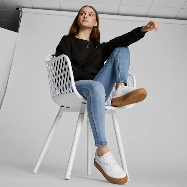 Puma Lifestyle Cali Court Leather 039s Sneakers Puma Whitepuma Whitepuma Gold 8211 Women Puma Lifestyle Cali Court Leather 039s Sneakers Puma Whitepuma Whitepuma Gold 8211 Women