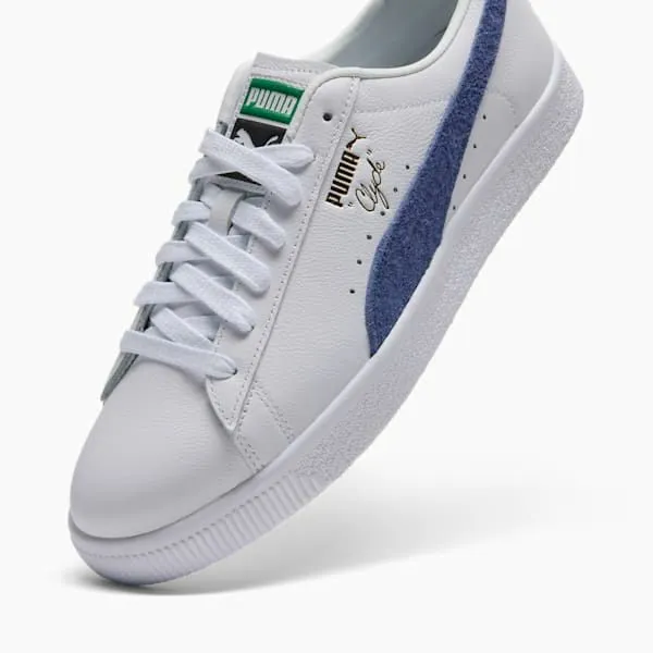 Puma Lifestyle Clyde Base Sneakers Puma Whiteblue Crystalpuma Team Gold 8211 Women Puma Lifestyle Clyde Base Sneakers Puma Whiteblue Crystalpuma Team Gold 8211 Women