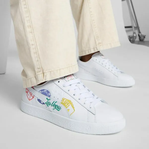 Puma Lifestyle Clyde Embroidered Las Vegas Sneakers Puma Whitearchive Greensunny Yellow 8211 Women Puma Lifestyle Clyde Embroidered Las Vegas Sneakers Puma Whitearchive Greensunny Yellow 8211 Women