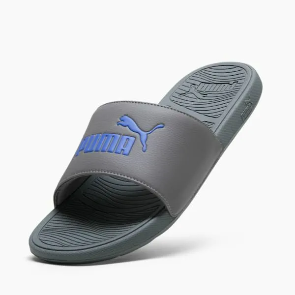 Puma Lifestyle Cool Cat 20 039s Slides Charcoal Grayroyal Sapphire 8211 Men