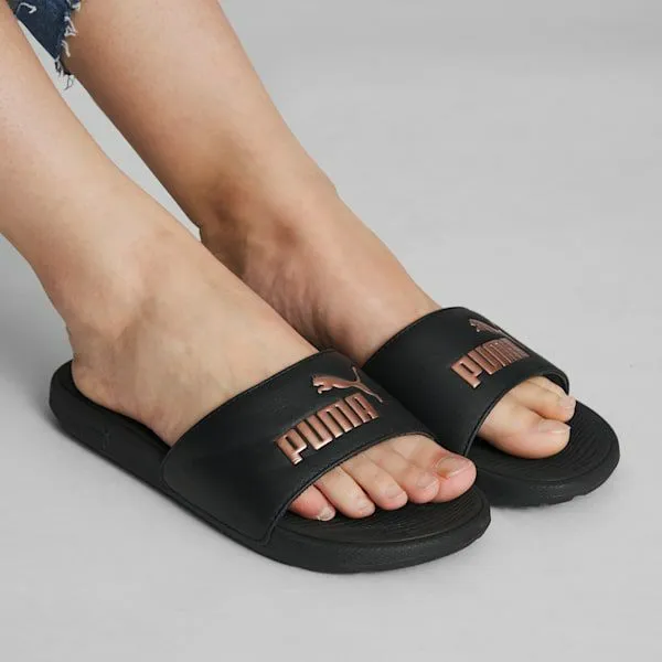 Puma Lifestyle Cool Cat 20 039s Slides Puma Blackrose Gold 8211 Women