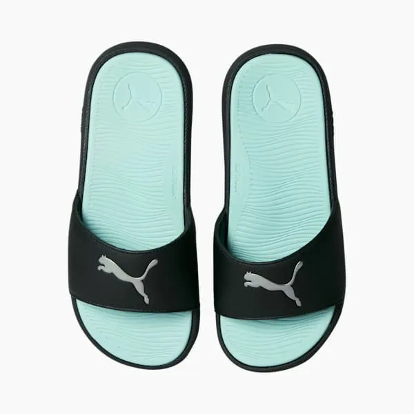 Puma Lifestyle Cool Cat 20 Sport 039s Slides Puma Blackpuma Silverfair Aqua 8211 Women Puma Lifestyle Cool Cat 20 Sport 039s Slides Puma Blackpuma Silverfair Aqua 8211 Women