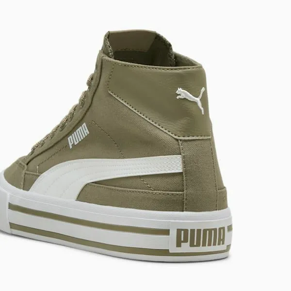 Puma Lifestyle Court Classic Vulcanized Formstrip 039s Mid Top Sneakers Velvet Mosspuma White 8211 Men Puma Lifestyle Court Classic Vulcanized Formstrip 039s Mid Top Sneakers Velvet Mosspuma White 8211 Men