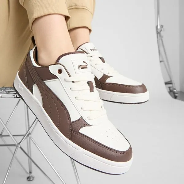Puma Lifestyle Dribble Sneakers Warm Whitechestnut Brown 8211 Women