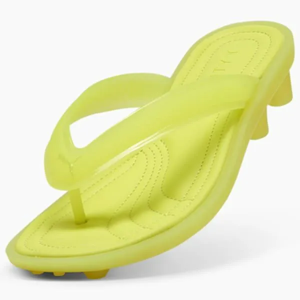 Puma Lifestyle FENTY X PUMA Cat Cleat Jelly 039s Shoes Lime Sheen 8211 Women Puma Lifestyle FENTY X PUMA Cat Cleat Jelly 039s Shoes Lime Sheen 8211 Women