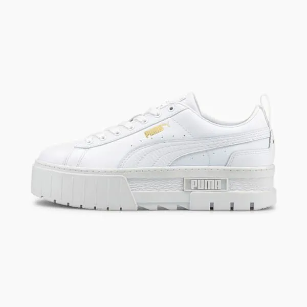 Puma Lifestyle Mayze Classic 039s Sneakers Puma White 8211 Women