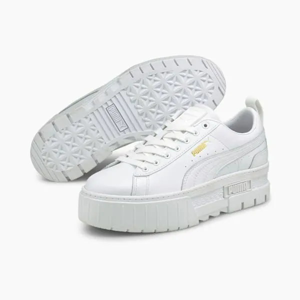Puma Lifestyle Mayze Classic 039s Sneakers Puma White 8211 Women