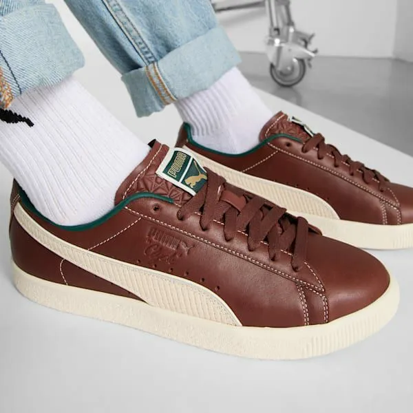 Puma Lifestyle PALAIS ARTISAN Cylde 039s Sneakers Chocotartfrosted Ivory 8211 Men Puma Lifestyle PALAIS ARTISAN Cylde 039s Sneakers Chocotartfrosted Ivory 8211 Men