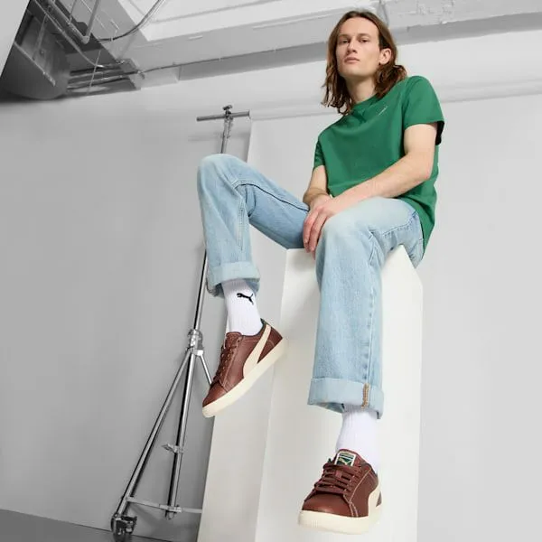 Puma Lifestyle PALAIS ARTISAN Cylde 039s Sneakers Chocotartfrosted Ivory 8211 Men Puma Lifestyle PALAIS ARTISAN Cylde 039s Sneakers Chocotartfrosted Ivory 8211 Men
