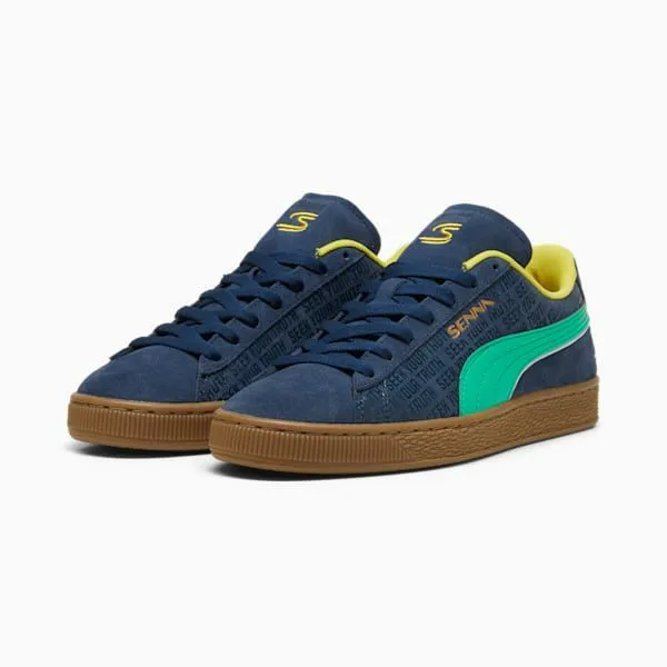 Puma Lifestyle SENNA A VIDA Suede 039s Motorsport Shoes Club Navyfaster Yellow 8211 Men Puma Lifestyle SENNA A VIDA Suede 039s Motorsport Shoes Club Navyfaster Yellow 8211 Men