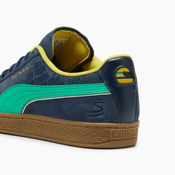 Puma Lifestyle SENNA A VIDA Suede 039s Motorsport Shoes Club Navyfaster Yellow 8211 Men Puma Lifestyle SENNA A VIDA Suede 039s Motorsport Shoes Club Navyfaster Yellow 8211 Men