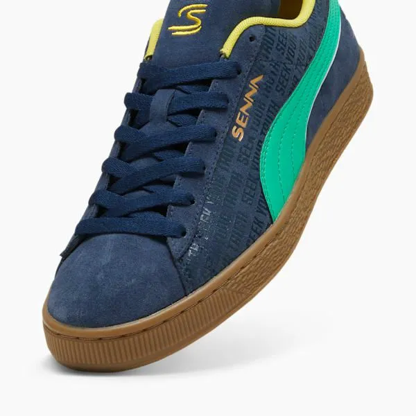 Puma Lifestyle SENNA A VIDA Suede 039s Motorsport Shoes Club Navyfaster Yellow 8211 Men Puma Lifestyle SENNA A VIDA Suede 039s Motorsport Shoes Club Navyfaster Yellow 8211 Men