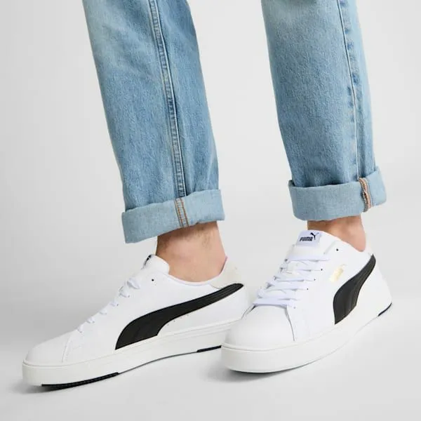 Puma Lifestyle Serve Pro Lite 039s Sneakers Puma Whitepuma Blackpuma Team Gold 8211 Men Puma Lifestyle Serve Pro Lite 039s Sneakers Puma Whitepuma Blackpuma Team Gold 8211 Men