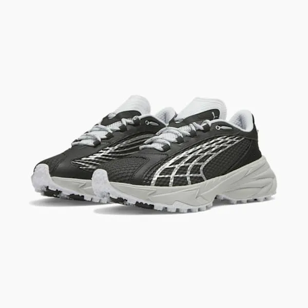 Puma Lifestyle Spirex Speed Running Sneakers Puma Blacksilver Mist 8211 Men