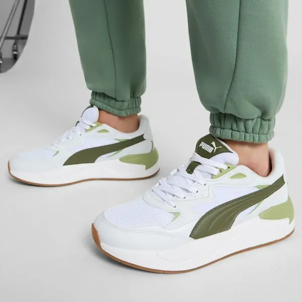 Puma Lifestyle XRay Speed 039s Sneakers Silver Mistgreen Mosspuma White 8211 Men Puma Lifestyle XRay Speed 039s Sneakers Silver Mistgreen Mosspuma White 8211 Men