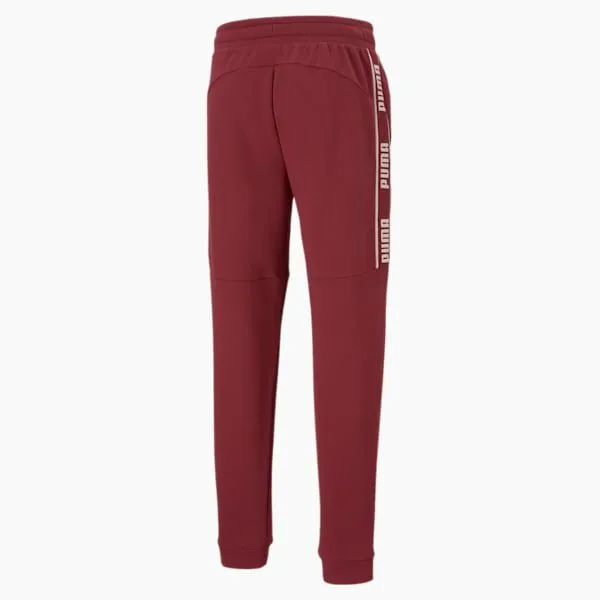 Puma Pants BVB FtblCULTURE 039s Track Pants Burgundycyber Yellow 8211 Men