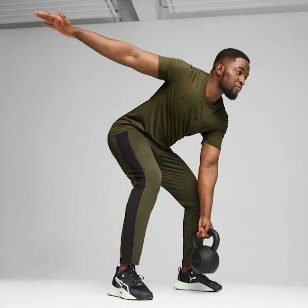 Puma Pants Cloudspun 039s Training Sweatpants Dark Olivepuma Black 8211 Men