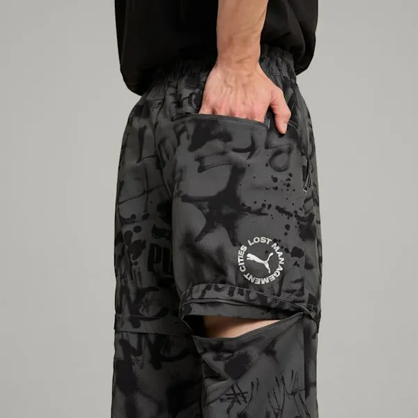 Puma Pants PUMA X LMC 039s Patterned Pants Shadow Gray 8211 Men