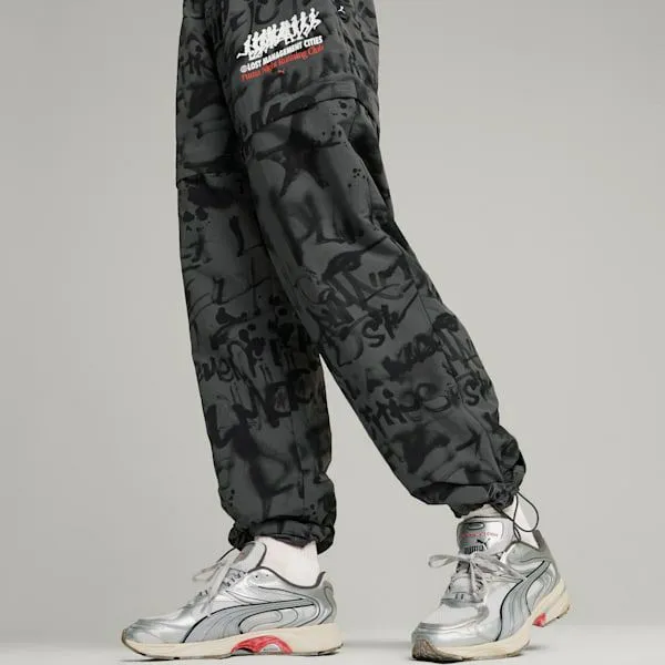 Puma Pants PUMA X LMC 039s Patterned Pants Shadow Gray 8211 Men
