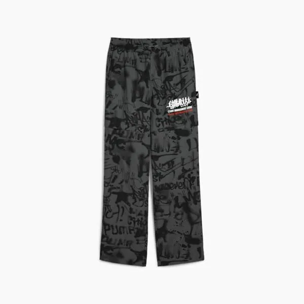 Puma Pants PUMA X LMC 039s Patterned Pants Shadow Gray 8211 Men