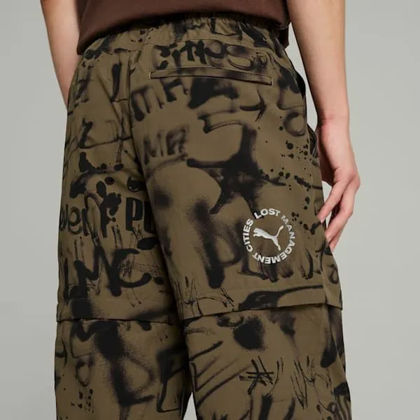 Puma Pants PUMA X LMC 039s Patterned Pants Wild Willow 8211 Men