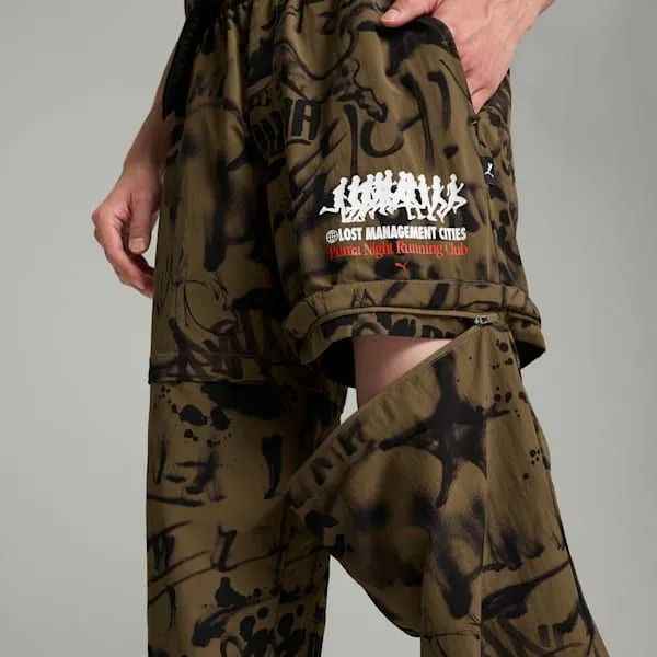 Puma Pants PUMA X LMC 039s Patterned Pants Wild Willow 8211 Men