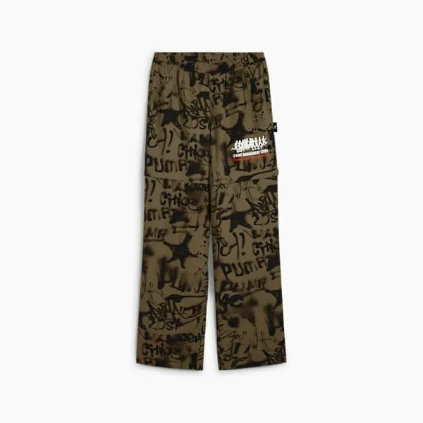 Puma Pants PUMA X LMC 039s Patterned Pants Wild Willow 8211 Men