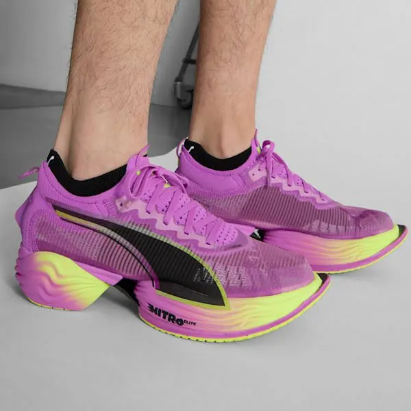 Puma Running FASTR NITRO Elite 2 039s Running Shoes Pure Magentayellow Alert 8211 Men Puma Running FASTR NITRO Elite 2 039s Running Shoes Pure Magentayellow Alert 8211 Men