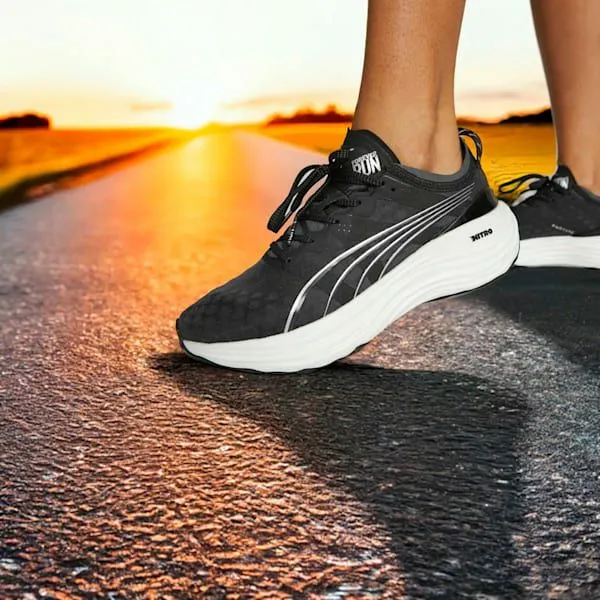 Puma Running ForeverRun NITRO 039s Road Running Shoes Puma Blackpuma White 8211 Women Puma Running ForeverRun NITRO 039s Road Running Shoes Puma Blackpuma White 8211 Women