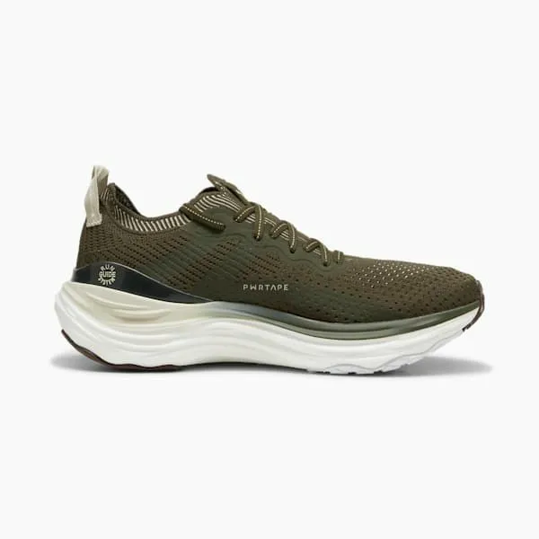 Puma Running ForeverRun NITRO Knit 039s Road Running Shoes Dark Olivepuma White 8211 Men Puma Running ForeverRun NITRO Knit 039s Road Running Shoes Dark Olivepuma White 8211 Men