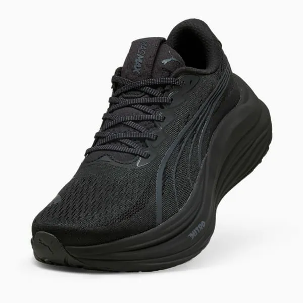 Puma Running MagMax NITRO 039s Road Running Shoes Puma Blackgalactic Gray 8211 Men