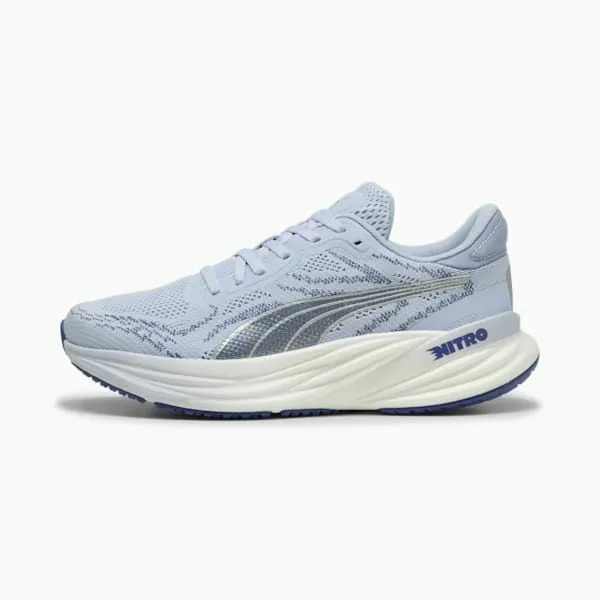 Puma Running Magnify NITRO 2 039s Road Running Shoes Cool Weatherblue Crystal 8211 Women Puma Running Magnify NITRO 2 039s Road Running Shoes Cool Weatherblue Crystal 8211 Women