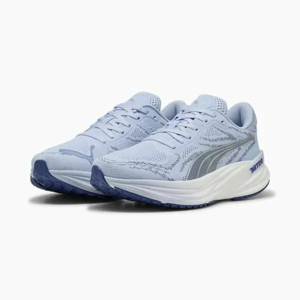 Puma Running Magnify NITRO 2 039s Road Running Shoes Cool Weatherblue Crystal 8211 Women Puma Running Magnify NITRO 2 039s Road Running Shoes Cool Weatherblue Crystal 8211 Women