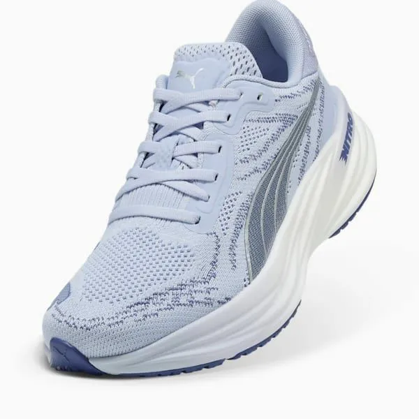 Puma Running Magnify NITRO 2 039s Road Running Shoes Cool Weatherblue Crystal 8211 Women Puma Running Magnify NITRO 2 039s Road Running Shoes Cool Weatherblue Crystal 8211 Women