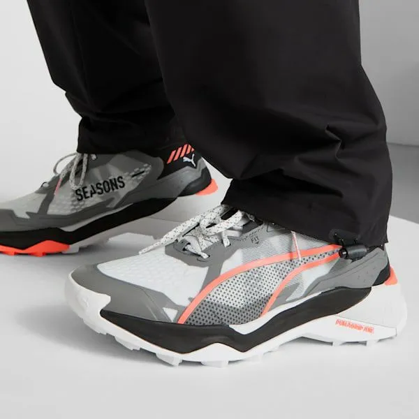 Puma Running SEASONS Explore NITRO 2 039s Mid Top Trail Running Shoes Feather Graycast Ironglowing Red 8211 Men Puma Running SEASONS Explore NITRO 2 039s Mid Top Trail Running Shoes Feather Graycast Ironglowing Red 8211 Men