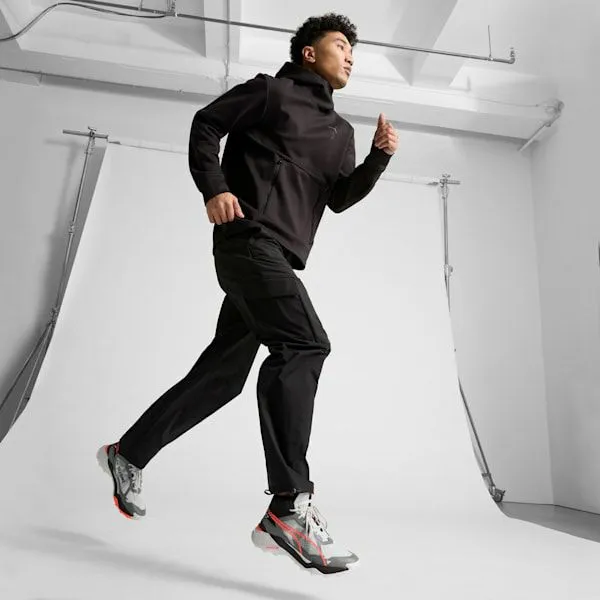 Puma Running SEASONS Explore NITRO 2 039s Mid Top Trail Running Shoes Feather Graycast Ironglowing Red 8211 Men Puma Running SEASONS Explore NITRO 2 039s Mid Top Trail Running Shoes Feather Graycast Ironglowing Red 8211 Men