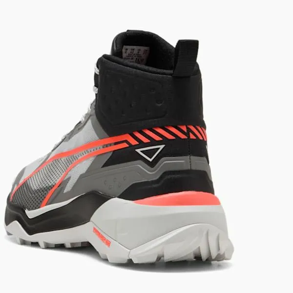 Puma Running SEASONS Explore NITRO 2 039s Mid Top Trail Running Shoes Feather Graycast Ironglowing Red 8211 Men Puma Running SEASONS Explore NITRO 2 039s Mid Top Trail Running Shoes Feather Graycast Ironglowing Red 8211 Men